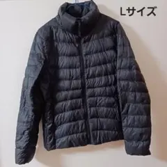ユニクロ　UNIQLO　ウルトラライト　ダウンジャケット　ブラック　黒　L