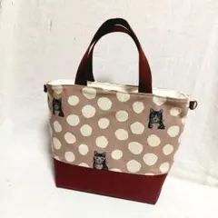 tenᙏ̤̫͚　ねこたまちゃん　大きいエコバッグ　ハンドメイド tenᙏ̤̫͚様専用 ねこたまちゃん 大きいエコバッグ ハンドメイド - メルカリ