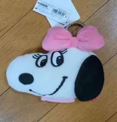 スヌーピー (ベル)カラビナフェイスパスケース