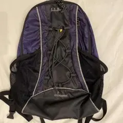 【L.L.Bean 】Stowaway リュック ブラック×パープル