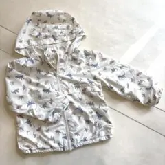 petitmain 恐竜柄 ウインドブレーカー フード付きパーカー 羽織 男の子