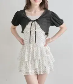 OLIVE des OLIVE ボレロセットリボンミニワンピース