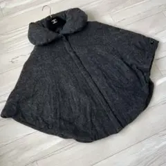 美品　TATRAS ウール　ケープポンチョ　ダウンポンチョ　ブラック　03 2025年最新】タトラス TATRAS ポンチョの人気アイテム - メルカリ