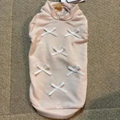 DSS リボン装飾 犬服 淡いピンク　ペットパラダイス　ダックス