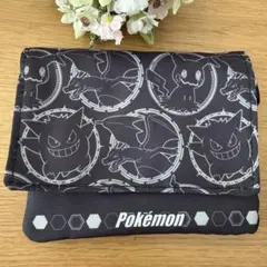 ポケモン　ブラック移動マルチポケット　ポーチクリップショルダーポシェット男の子①