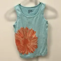 babyGap 水色 花柄タンクトップ　2歳