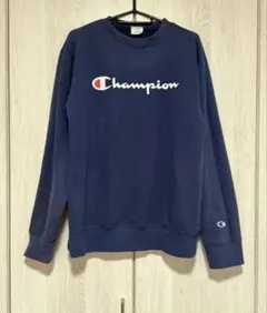 champion 裏起毛トレーナー　ネイビー