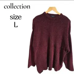 最終価格【完全早い者勝ち♡】コレクション☆　メンズ　ニットセーター　赤色系