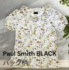 ♡美品♡　Paul Smith BLACK バッグ柄 半袖カットソーのサムネイル
