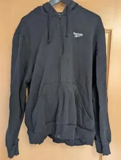 Reebok ブラック スウェット　セットアップ　2XO　程度良