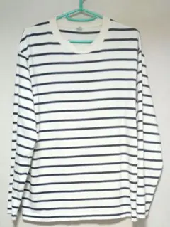 長袖Ｔシャツ　ボダー【UNIQLO】