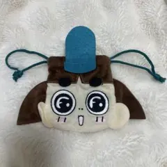 キャラクター顔デザインポーチ　おじゃる丸