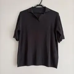 ITEMS URBAN RESEARCH ダークグレー 半袖ニット　新品
