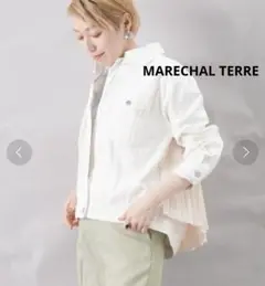 MARECHAL TERRE マルシャルテル バックプリーツ デニムブルゾン