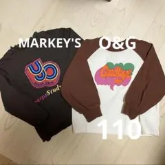 MARKEY'SとOCEAN&GROUND 長袖カットソー 110㎝　2点セット