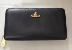 Vivienne Westwood 長財布 ラウンドファスナー ブラック