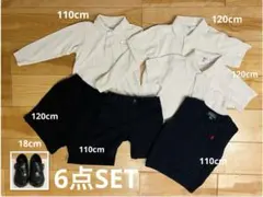 6点セット✮小学校受験 ポロシャツ/ショートパンツ/ ベスト / 靴