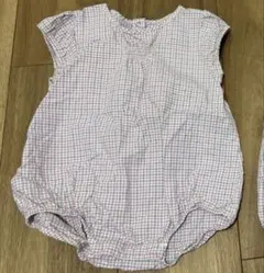 PETIT BATEAU ロンパース　74cm　②のサムネイル