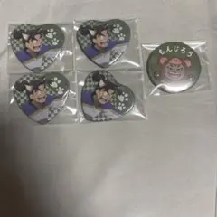 柚*す様 忍たま乱太郎 ナンジャタウン ハート缶バッジ 潮江文次郎