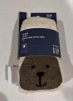 baby GAP クマの顔 ベビータイツ 12-24ヶ月