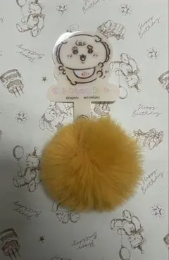 Chikawa Baby ノベルティ　ぽんぽんチャーム付きフォンタブ
