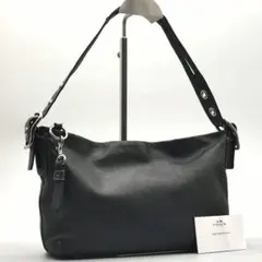 COACH ホーボー ワンショルダーバッグ レザー y2k オールドコーチ 黒