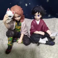 一番くじ 鬼滅の刃 ふめつのきずな 弐　A賞 冨岡義勇 錆兎 フィギュア