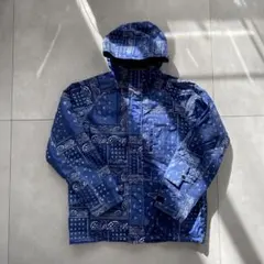 ディーゼル DIESEL ナイロンジャケット L マウンテンパーカー 青色迷彩 