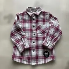 BeBe BONNE CHANCE チェック柄長袖シャツ