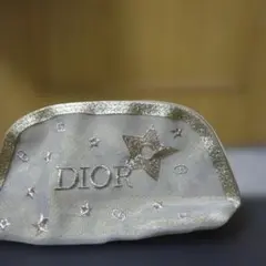 ディオール DIOR ノベルティメッシュポーチ刺繍 ゴールド限定品のサムネイル