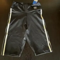 adidas ブラック ショートタイツ