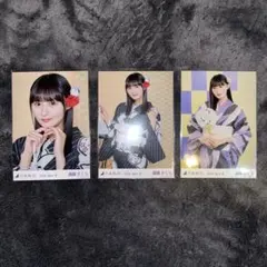 【値下げ！】乃木坂46 遠藤さくら 生写真 3枚セット 浴衣