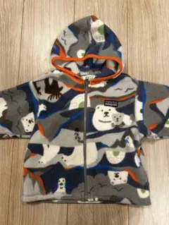 patagonia フリースジャケット 動物柄　80cm 12M
