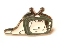 猫　デザイン　ピンバッジ