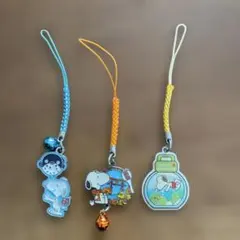 スヌーピー ご当地ストラップセット(北海道・広島・山口)