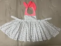 MARMAR 花柄フレアエプロン 80-90cm