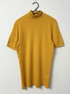 JOHN LAWRENCE SULLIVAN モックネック 半袖 Tシャツ 黄のサムネイル