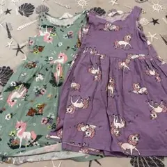 H&M ノースリーブワンピース 2枚セット