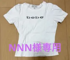 bebe ホワイト Tシャツ M