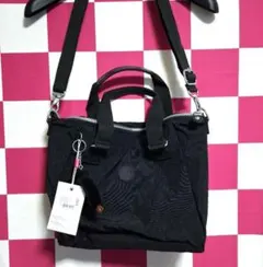 【新品】【レトロ】Kipling 2WAYショルダーバッグ チャーム付き