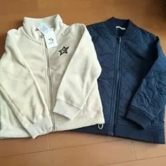 Arnold Palmer ジャケット 125cm ベージュ ×ネイビー