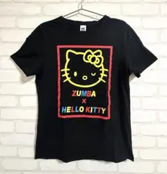 ZUMBA x HELLO KITTY ズンバ×キティコラボ Tシャツブラック