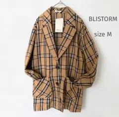 【新品未使用】BLISTORM チェックシャツジャケット オーバーサイズ 春秋