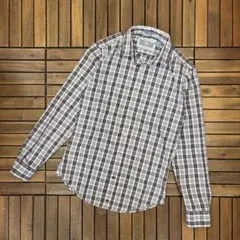 80s Two Ply Poplin DOCKERS チェック 長袖 シャツのサムネイル