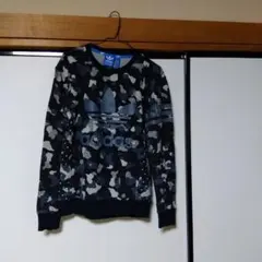 adidas　アディダス　カモフラ　迷彩　スエット　Mサイズ