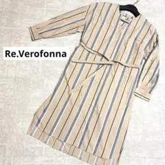 Re.Verofonna Vネック 2way シャツワンピース ゆったりサイズ