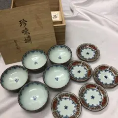 有田焼　聖山窯　古伊万里華紋　珍味揃