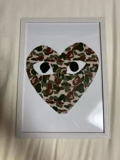 A BATHING APE × COMME des GARCONS A4ポスター