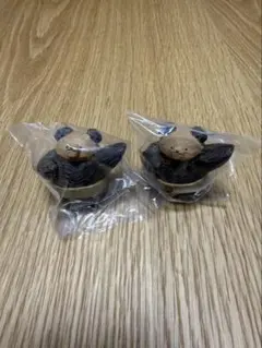 たかはたまさお 木彫り風FIGURE COLLECTION おすもう熊2体セット