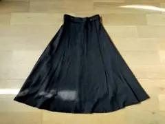 プラステロングフレアースカートネイビー